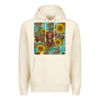 Tofu western highland cow Premium Hoodie - BarkalooDesign