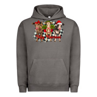 Pigment Tornado feliz navidad heifers front view Urban Hoodie - RanaPortraitStore