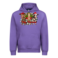 Tulip feliz navidad heifers front view Urban Hoodie - RanaPortraitStore