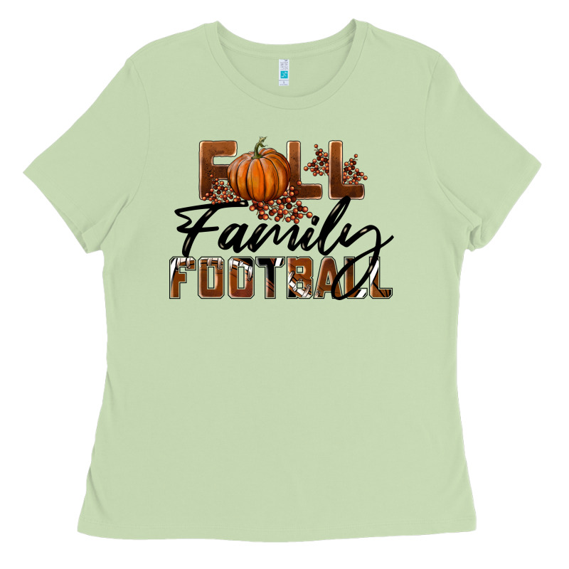 Fall Family Football Ladies Tee by LillyAllenDesigns | Teevron