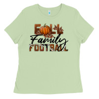 Matcha Fall Family Football Ladies Tee - LillyAllenDesigns