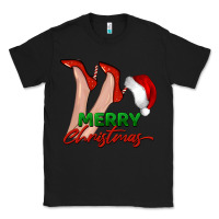 Black merry Christmas heels Classic Tee - BarkalooDesign