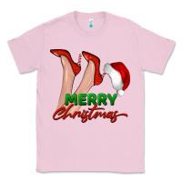 Bubblegum Pink merry Christmas heels Classic Tee - BarkalooDesign