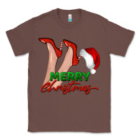 Chestnut merry Christmas heels Classic Tee - BarkalooDesign