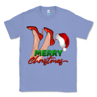 Colony Blue merry Christmas heels Classic Tee - BarkalooDesign