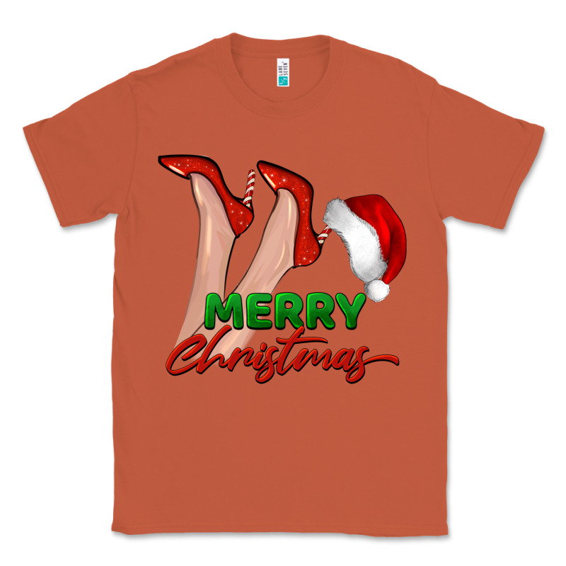 Merry Christmas Heels Classic Tee by BarkalooDesign | Teevron