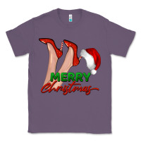 Lavender merry Christmas heels Classic Tee - BarkalooDesign
