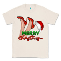Natural merry Christmas heels Classic Tee - BarkalooDesign