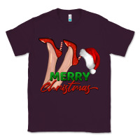 Plum merry Christmas heels Classic Tee - BarkalooDesign