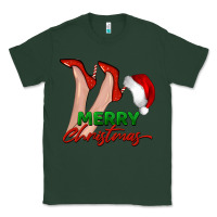 Sports Green merry Christmas heels Classic Tee - BarkalooDesign