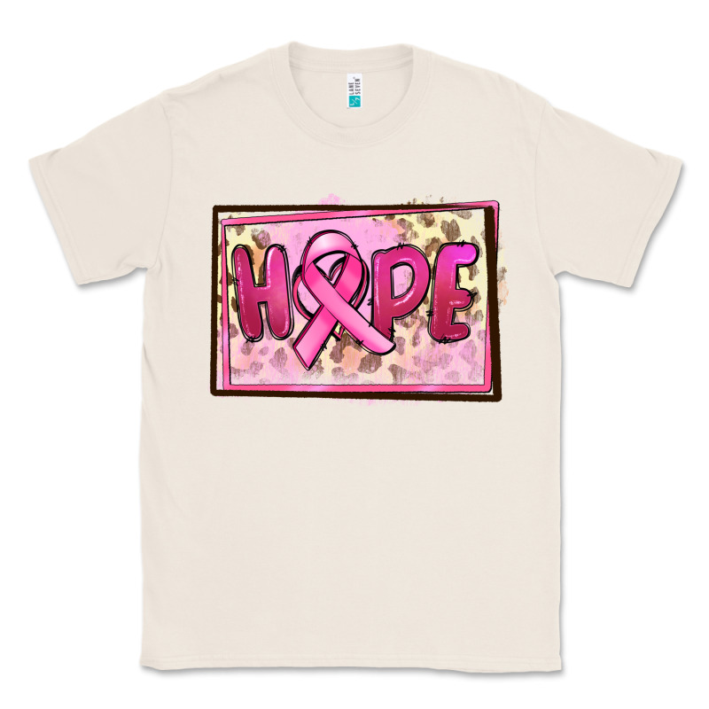 Hope Breast Cancer Classic Tee by FaDigitalArtStudio | Teevron