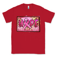 Red Hope Breast Cancer Classic Tee - FaDigitalArtStudio