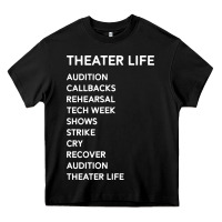 Black theater life funny Heavy Core Tee - DesigneFamous