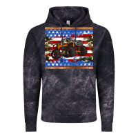 Cloud Black monster truck american flag tumbler Vintage Hoodie - Artiststas