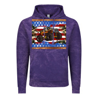 Cloud Purple monster truck american flag tumbler Vintage Hoodie - Artiststas