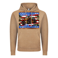 Vintage Coffee monster truck american flag tumbler Vintage Hoodie - Artiststas