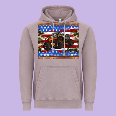 Monster Truck American Flag Tumbler Vintage Hoodie Designed By Artiststas
