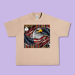 American Eagle Urban Heavy Tee Designed By Cowhidedigitalart