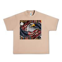 Burro American eagle Urban Heavy Tee - CowhideDigitalArt