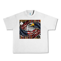 Lunar Rock American eagle Urban Heavy Tee - CowhideDigitalArt