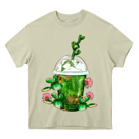 Mossy Western Cactus Cold Frappe Heavy Core Tee - FaDigitalArtStudio