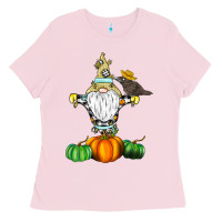 Bubblegum Pink Scracrow Ladies Tee - CowhideDigitalArt