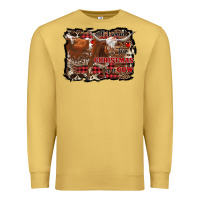Antique Gold all i want for christmas is a cow Premium Sweatshirt - RanaPortraitStore