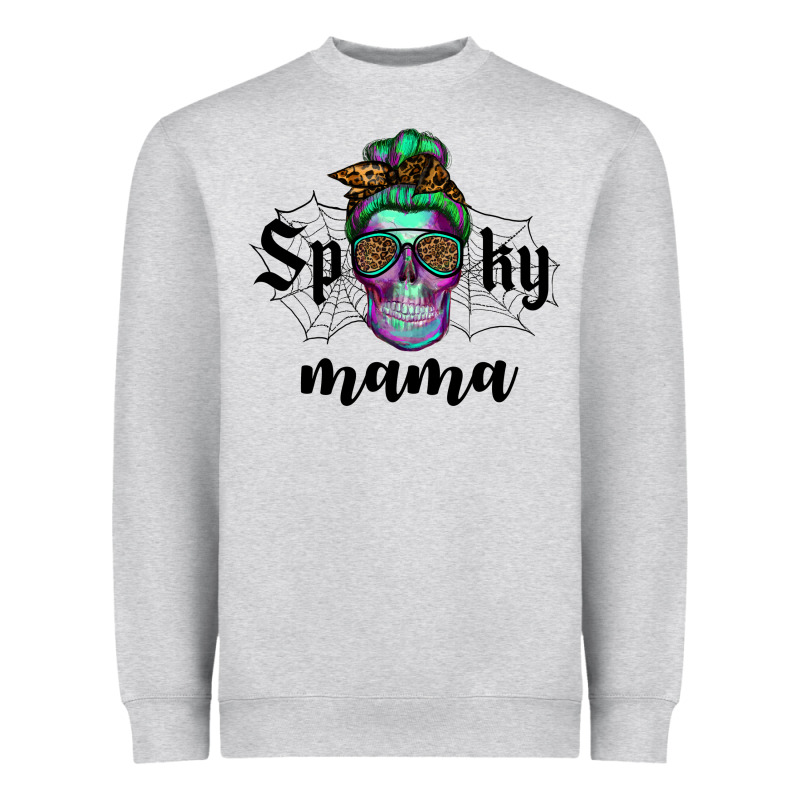 Spooky Mama Skull Heavyweight Sweatshirt by RanaPortraitStore | Teevron