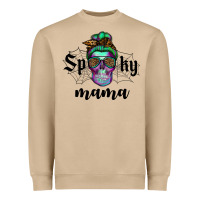 Mushroom spooky mama skull Heavyweight Sweatshirt - RanaPortraitStore