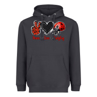 Smoke Peace Love Ladybug Heavyweight Hoodie - Jasminsmagicworld