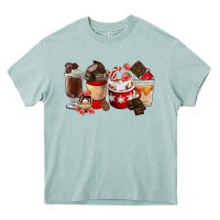 Arona Chocolate Love Coffee Cups Heavy Core Tee - FaDigitalArtStudio