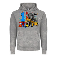 Cloud Rock forklift birthday one Vintage Hoodie - Artiststas
