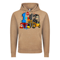 Vintage Coffee forklift birthday one Vintage Hoodie - Artiststas