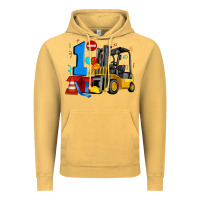 Vintage Mustard forklift birthday one Vintage Hoodie - Artiststas