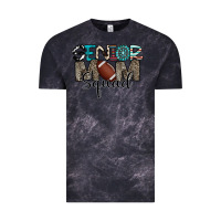 Cloud Black senior mom squad football design Vintage Tee - CowhideDigitalArt