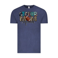 Vintage Denim senior mom squad football design Vintage Tee - CowhideDigitalArt