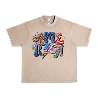 French Oak America Urban Heavy Tee - CowhideDigitalArt