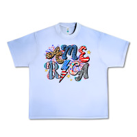 Grape Ice America Urban Heavy Tee - CowhideDigitalArt