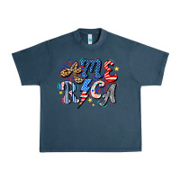 Midnight Navy America Urban Heavy Tee - CowhideDigitalArt