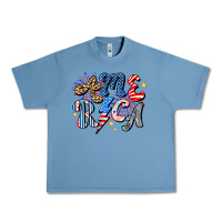 Pebble Blue America Urban Heavy Tee - CowhideDigitalArt