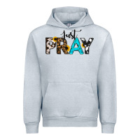 Heather Grey Just Pray Urban Hoodie - RanaPortraitStore