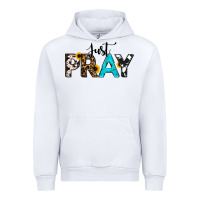 White Just Pray Urban Hoodie - RanaPortraitStore