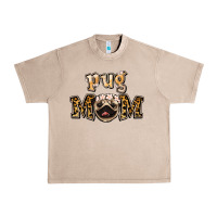 French Oak Pug Mom Urban Heavy Tee - Jasminsmagicworld