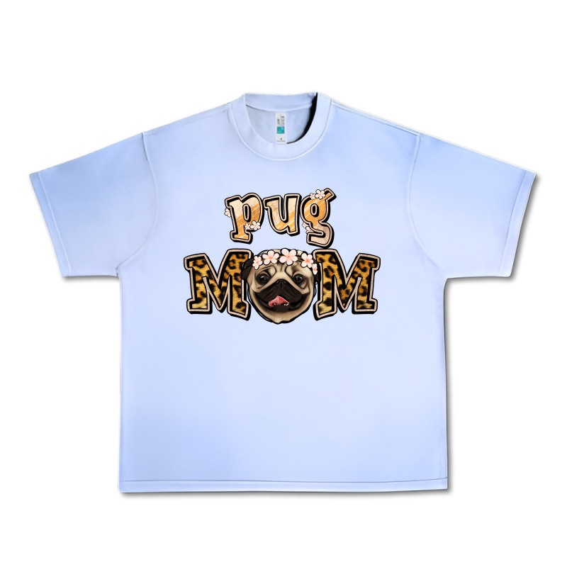 Pug Mom Urban Heavy Tee by Jasminsmagicworld | Teevron