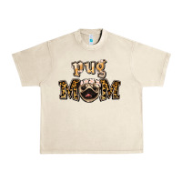 Sandshell Pug Mom Urban Heavy Tee - Jasminsmagicworld