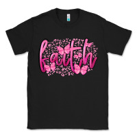 Black Faith Breast Cancer Classic Tee - FaDigitalArtStudio