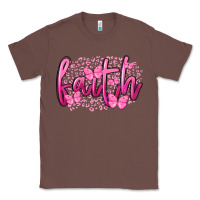 Chestnut Faith Breast Cancer Classic Tee - FaDigitalArtStudio