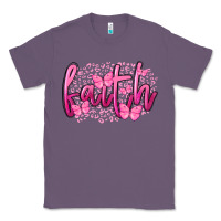 Lavender Faith Breast Cancer Classic Tee - FaDigitalArtStudio
