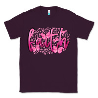 Plum Faith Breast Cancer Classic Tee - FaDigitalArtStudio