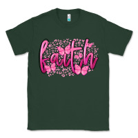 Sports Green Faith Breast Cancer Classic Tee - FaDigitalArtStudio